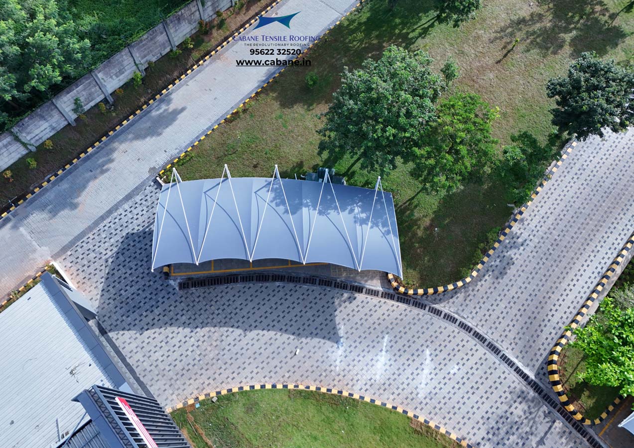 Cabane Tensile Roofing